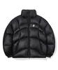 Beentrill Hidden Hood Diagonal Heavy Down Padded Jacket (Black)