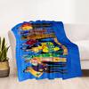 The Wiggles Singing Show Flannel Blanket-Soft and Suitable for Sofas,Beds,Offices,Travel,All Seasons,Great Gift for Holidays and Birthdays.