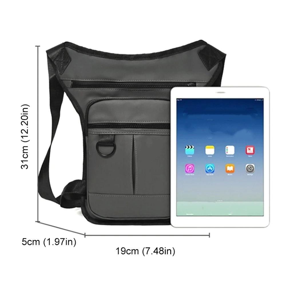 Multi-layers Outdoor Drop Leg Bag Large Capacity Hiking Waist Pack Motorcycle Bag  Cycling