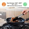 Pinze da Cucina in Silicone Resistente alle Alte Temperature - Clip per Barbecue in Acciaio Inossidabile (7, 9, 12 pollici)