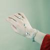 Bracelet and ring integrated female bride antique hand back chain simple fashion retro court Hanfu hand decoration