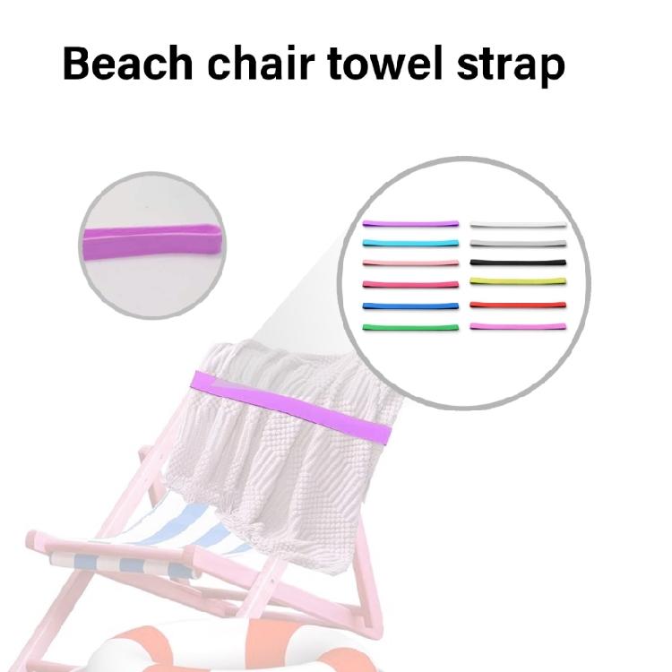 Stretchy Sunbed Towel Band for Beach and Pool, Beach Chair Towel Clip, Beach Towel Clip for Chair Beach Towel Clip