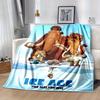 1pc, Ice Age The Meltdown Movie Characters Throw Blanket Perfect for Home Decor, Couch Cover, Outdoor Use, Travel, Camping