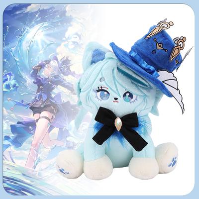 30cm Mignon Furina Miaou Chat Peluches Jeu Genshin Impact Peluche environnante Peluches Animaux de Film Jouets pour Enfants Cadeau d'Anniversaire