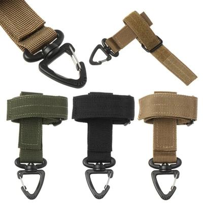 Drehbar-hängend Kopf Schnellverschluss Handschuhhaken Dreieck Rucksack Schlüsselhaken Angeln
