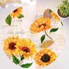 Chic You Are My Sunshine Sunflower Round Rug Living Room Bedroom Modern Floral Rug Floor Mat Chair Home