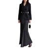 Cross-border European and American Women's Clothing  Amazon Sexy Lace-up Casual V-neck Jacket Fashion Polka Dot Skirt
