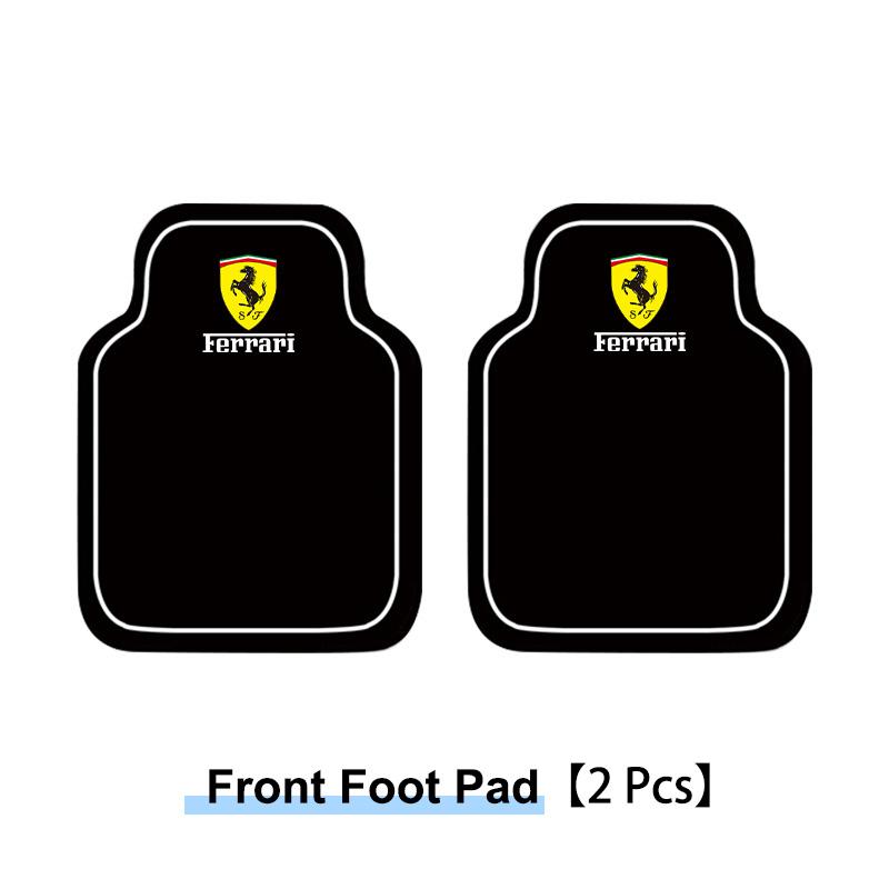 2/4 Piezas Alfombrillas para Coche Alfombra Delantera Trasera Almohadilla Antideslizante Para Ferrari SP1 812 F40 F12TDF SF90 458 488 599 612 FF F12 Accesorios para Coche