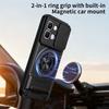 KEYSION Magnetic Phone Case for Infinix Note Edge 5G Slide Camera Protection Upright Kickstand 360° Ring Shockproof Back Cover