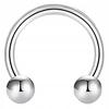 Horseshoe Earring With Balls Conch Daitch Steel 1.2/6/3 Piercing