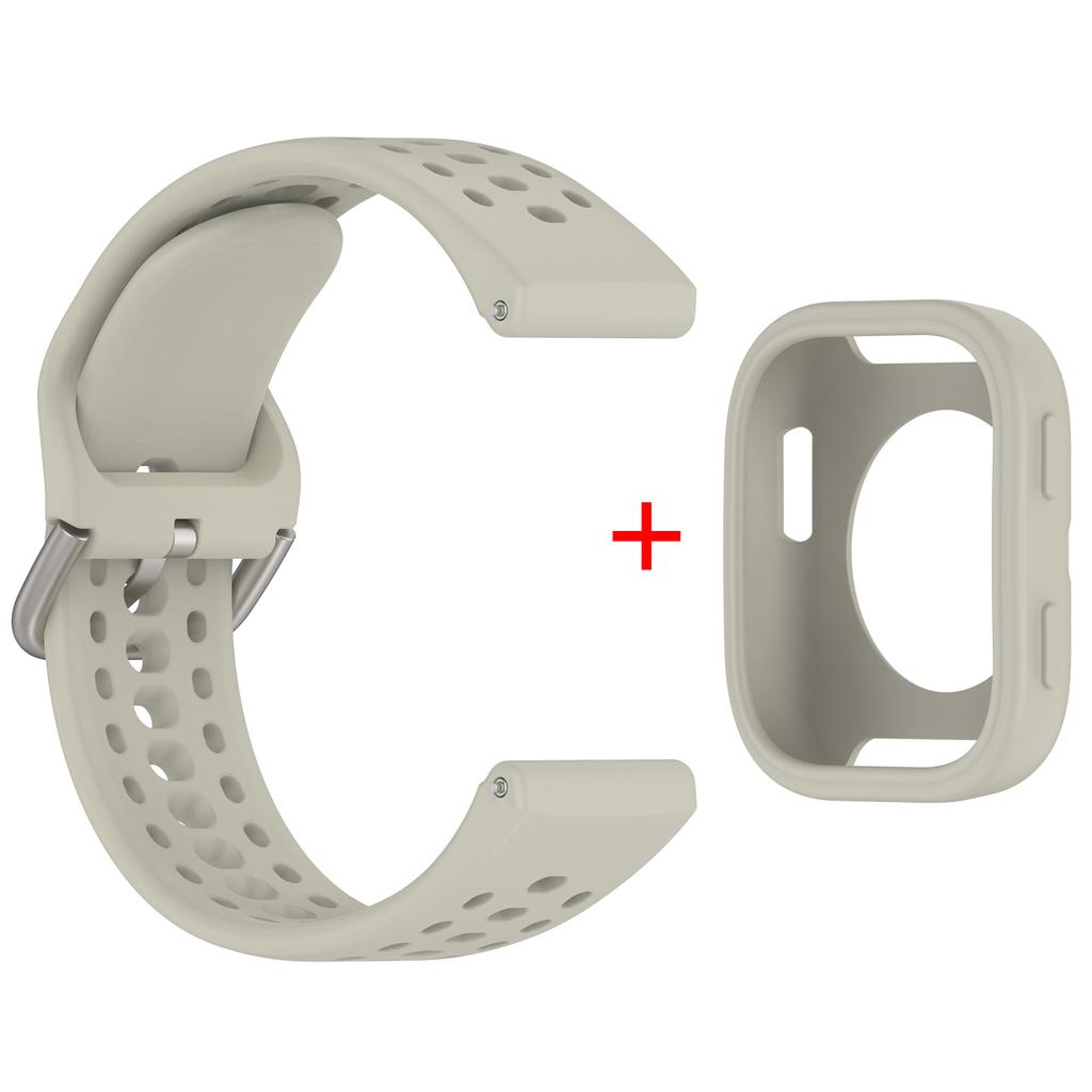 Originální silikonový+pouzdro pro Amazfit Bip 6 řemínek příslušenství Měkký prodyšný Correa+Ochranný nárazník kryt pro náramek Amazfit Bip6