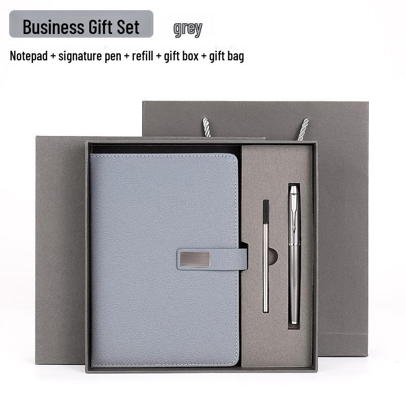 A5 Magnetlås Affärsanteckningsbok Presentförpackning med Anpassningsbar Logotyp