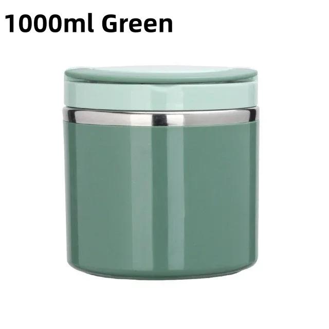 1PCS 630/1000ml Food Insulated Jar Insulated Container Insulated Soup Cup Stainless Steel Lunch Box Insulated for Students