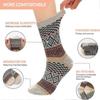 5 Pairs Thermal Women Socks Warm Thick Knitting Winter Wool Sock for Ladies