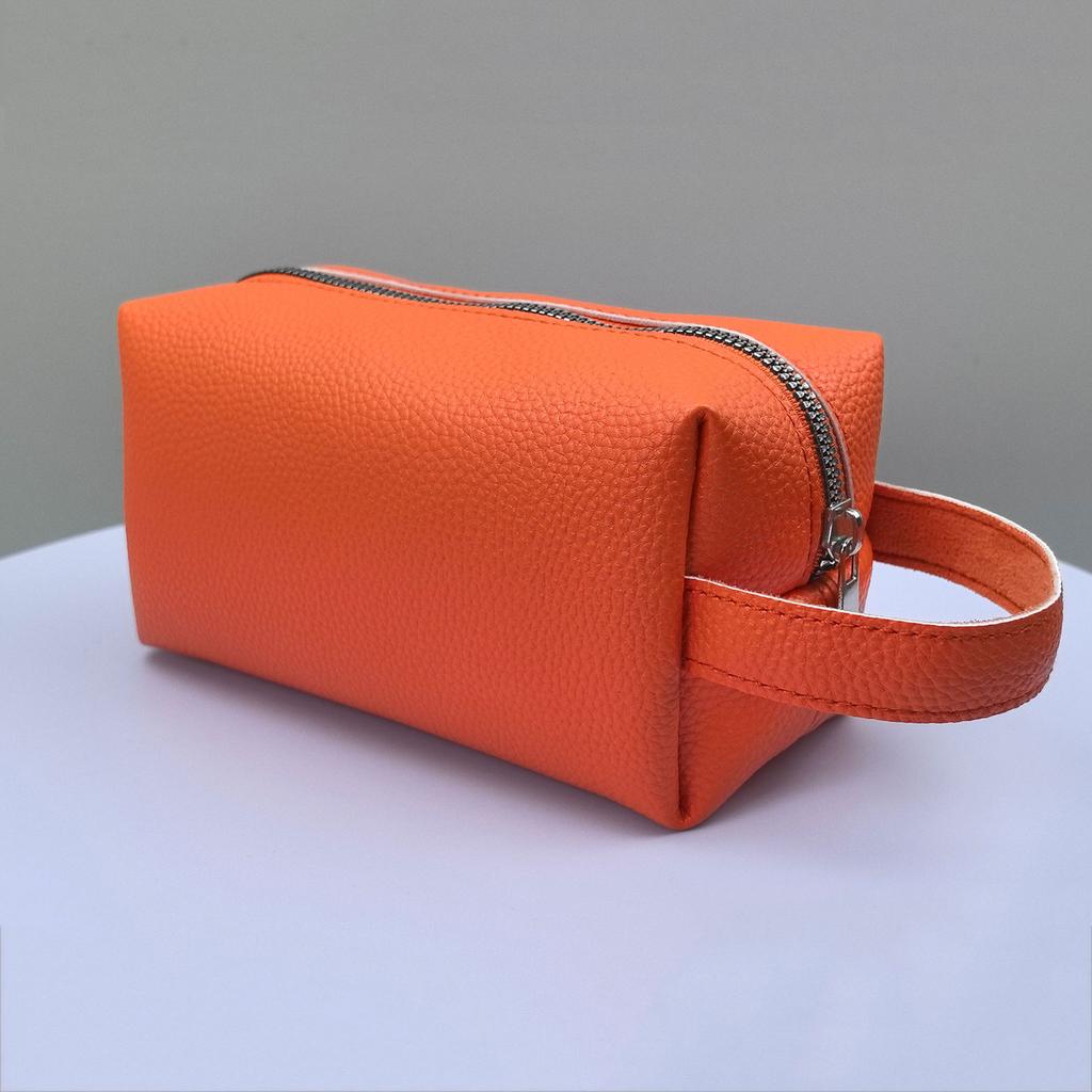 PU Leather Make Up Toiletry Bag Waterproof Large Capacity Cosmetic Organizer Bag Travel Makeup Pouch with Handle for Women