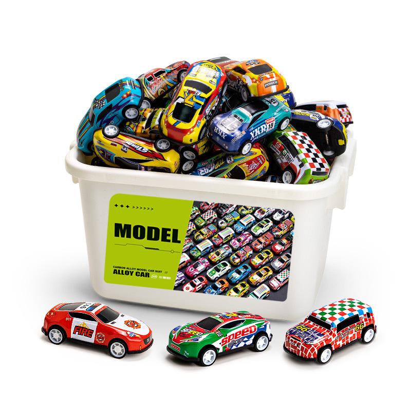 Mini Pull-Back Racing Car Set - Durable Alloy Model Toys for Kids
