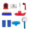 10 Pieces Horse Grooming Tools with Storage Bag Complete Kit Organizer