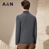 Antonio Men's 100% Cashmere High-Neck Sweater
