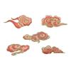Dunhuang Auspicious Clouds Embroidery Cloth Patch Set for DIY Clothing Repair and Decoration