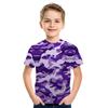 Kinderkleidung Camouflage Farbe 3D-Druck T-Shirt Jungen Mädchen Kleidung 2-10 Jahre Kind Baby Rundhals Oberteil Sommer Outdoor Spielkleidung