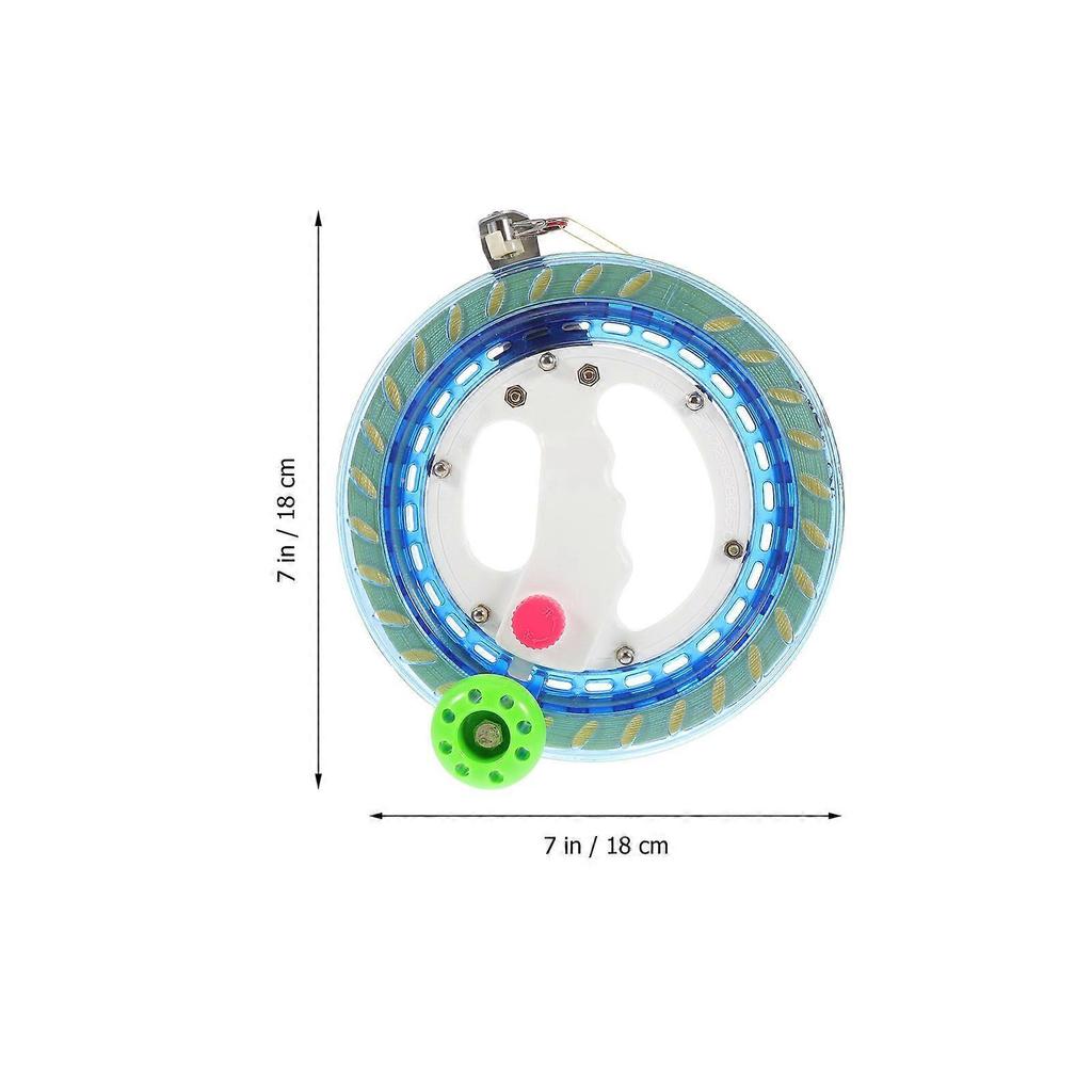 Kite Reel Winder Blue Plastic for Flying Kites 1Set Automatic Locking