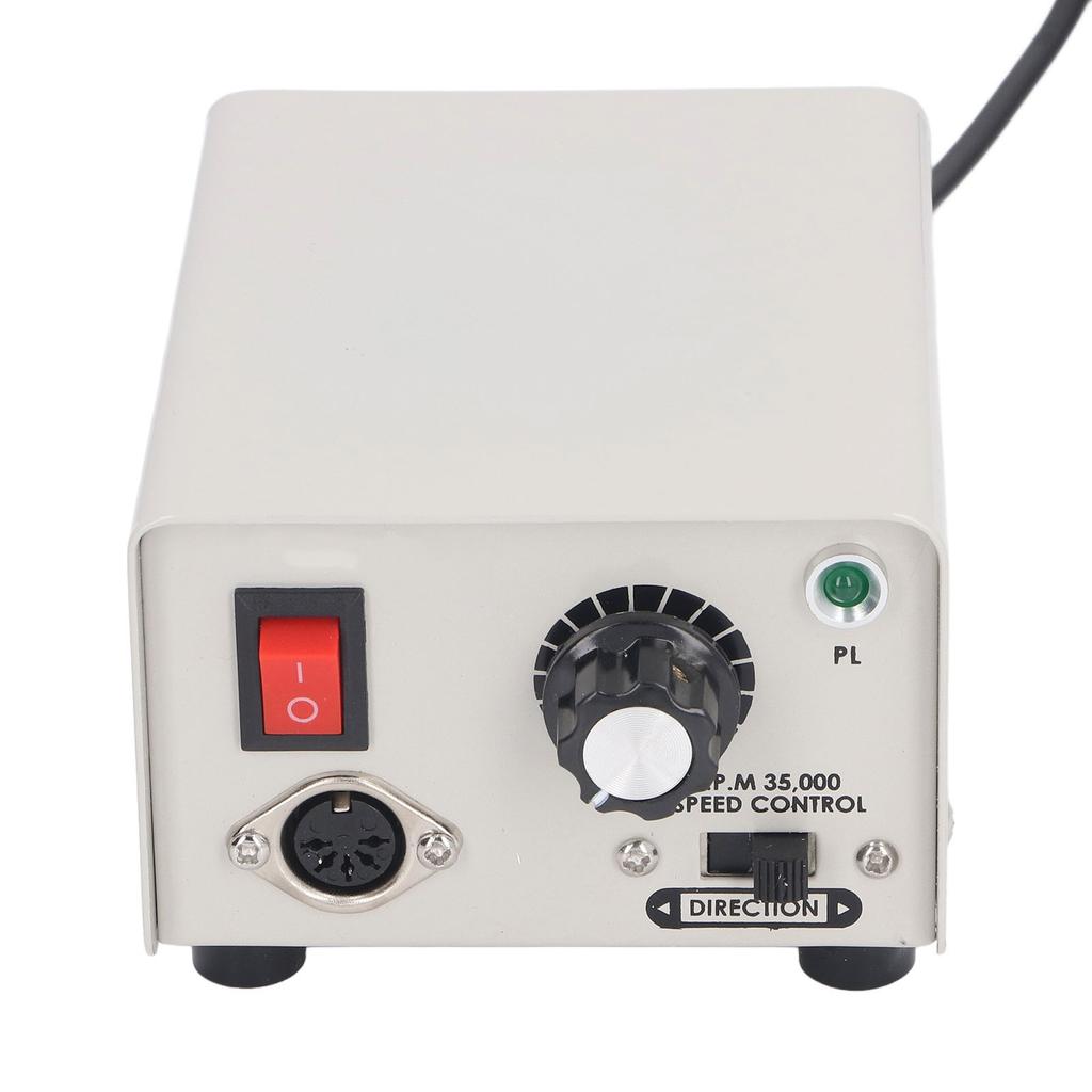 Micromotor Polishing Machine 35K RPM Micromotor Hand Kit Electric Polisher with 102L Handle for Jewelry Carving EU Plug