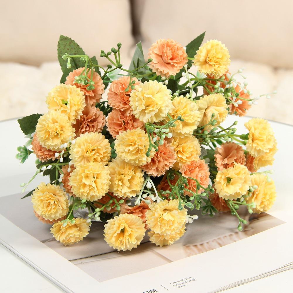 

31cm Simulation Flower Hydrangea Colorful Wedding Bouquet Birthday Party Supplies света кофе