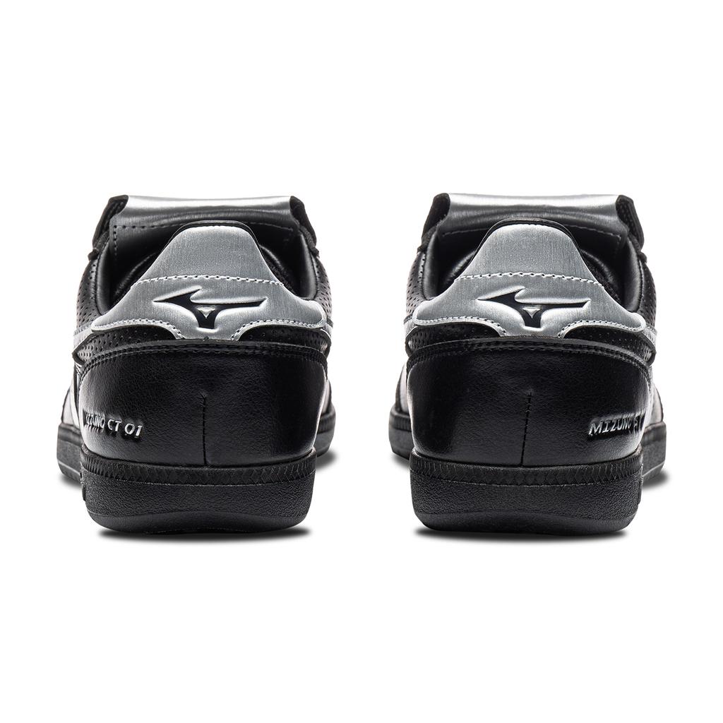 Mizuno Ct 01 American Retro Low-Top Soccer Style Slip-On Shoes Unisex sneaker Black D1GH263801