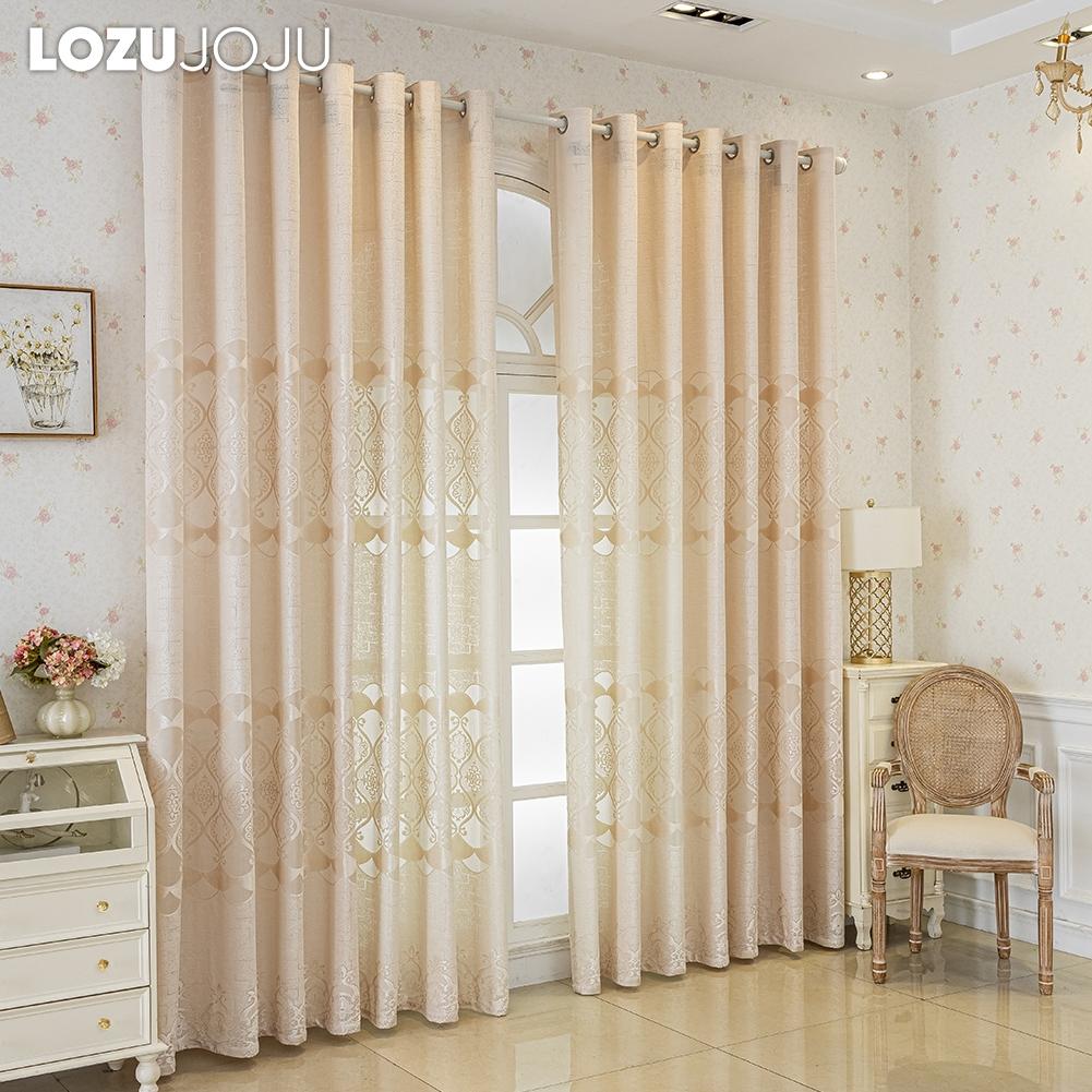1PC LOZUJOJU 40-70% zaciemniające zaawansowane luksusowe europejskie zasłony żakardowe dostępne w wielu kolorach do salonu sypialni wystrój domu