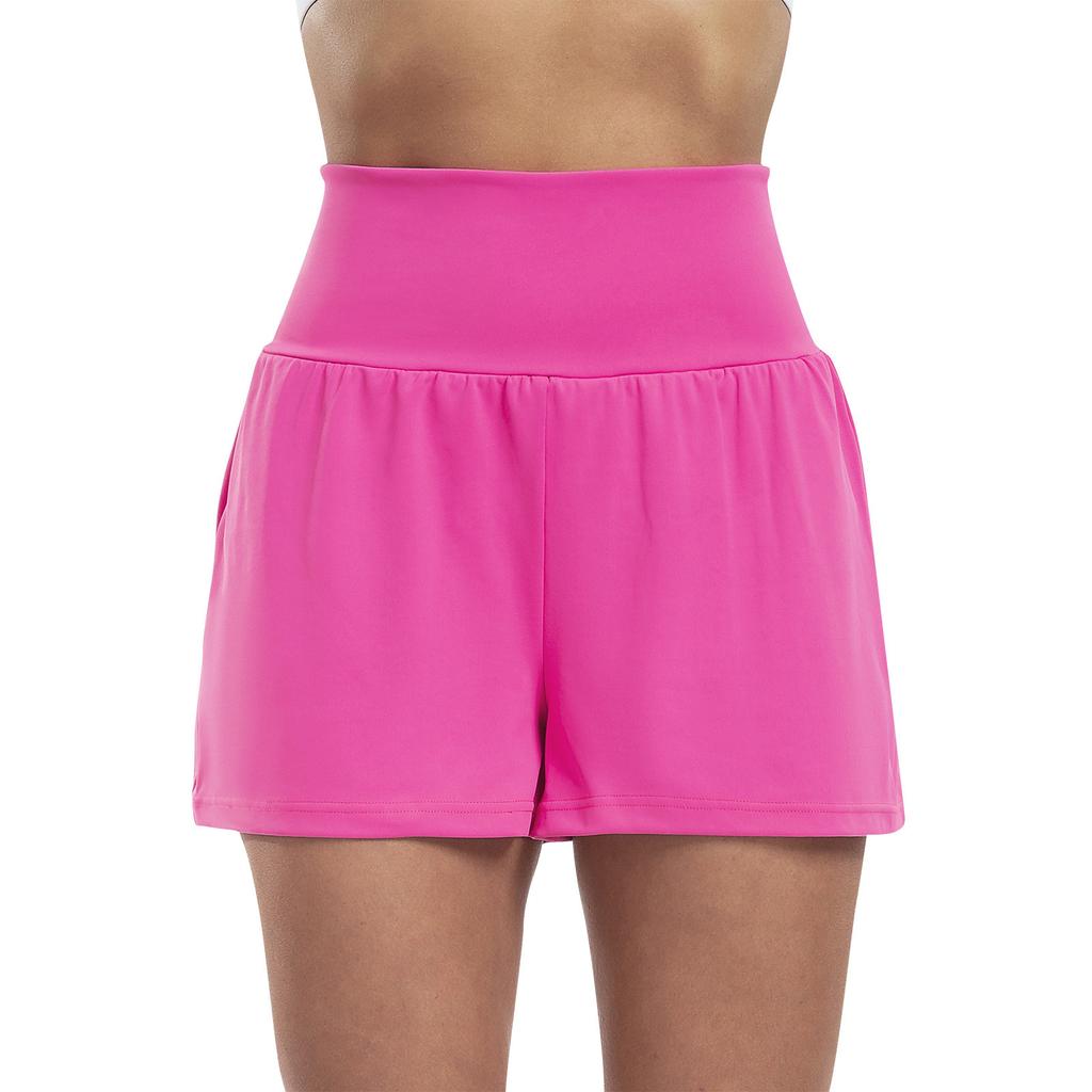 Women's  Running Shorts Workout Sport Layer Active Shorts With Pockets