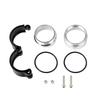 Hypertune - Exhaust V-band Clamp W Flange System Assenbly Anized Clamp For 2" 2.5" 3"   Dump Pipe HT-VCE01/02/03