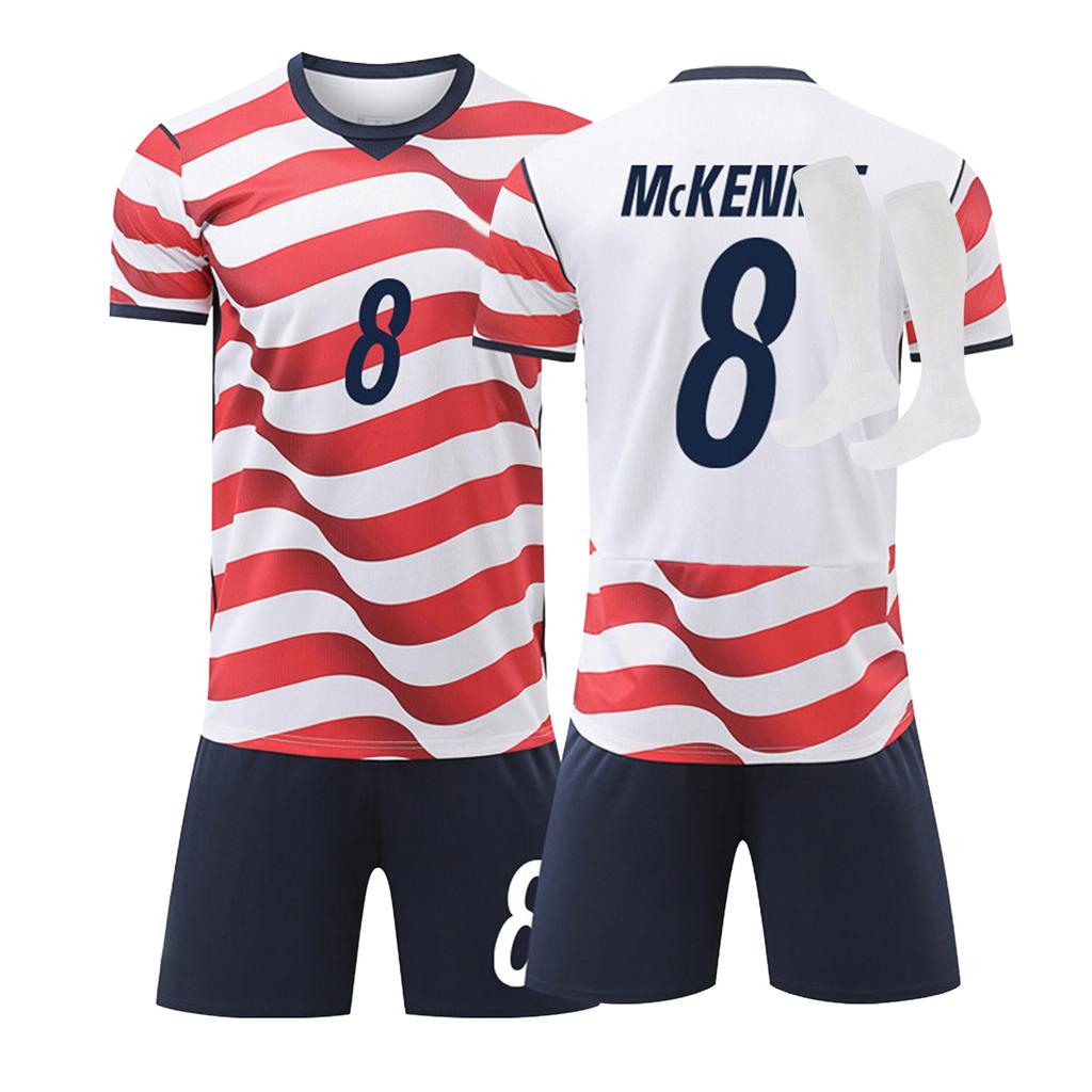 2526 Away Jerseys Sports Team Uniform Set Football Training Suit Set