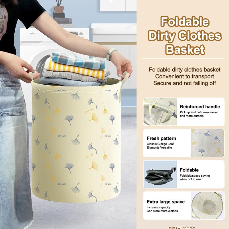 1 Stk. Schmutzwäschekorb Wäschekorb Tragbar Für Spielzeug Kleider Aufbewahrungseimer Wasserdicht Wäscheorganisator