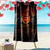 Arsenal F Print Beach Towel, Large Soft Quick Dry Towel for Beach Camping Swimming