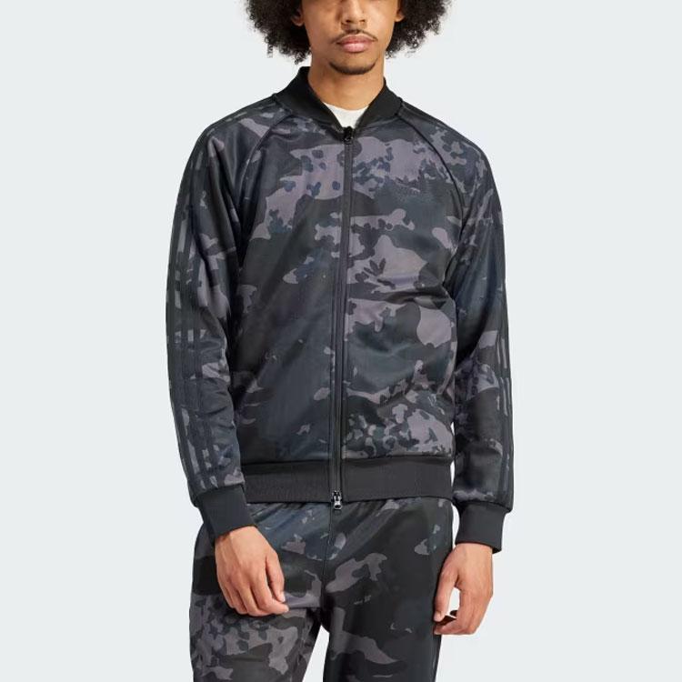 Adidas Originals Camo Sstr Track Top Men Jacket Black IS0252