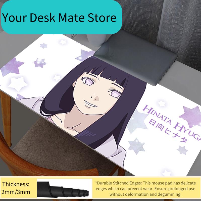 Naruto Hyuuga Hinata Large Mouse Pad Pc Speed For E-sports Players 800x300 Laptop Computer Keyboard Desk Mat Xxl Mousepad