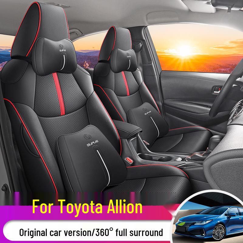 Avalon Universal Leder Autositzbezug für Vier Jahreszeiten - Vollständige Umhüllung, Fünf-Sitzkissen