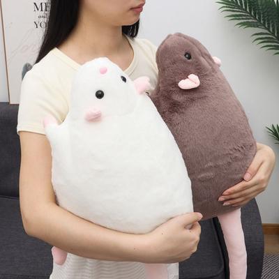 Cute 30/45/90cm Mouse Doll Cartoon Oversized Flower Branch Rat Doll Plush Soft Animal Figure Kids Gift Birthday