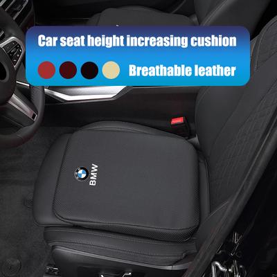 Priedušný kožený podsedák na zvýšenie výšky autosedačky pre radu 1 2 3 4 5 7 E46 E90 E60 F30 F10 E39 i3 i4 X1 X2 X3 X5 X4