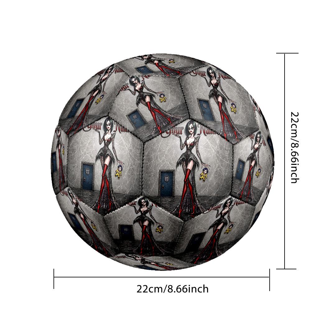 Custom Text Size 5 Soccer Ball, Standard Match Football For OutdoorCoraline Other Mother