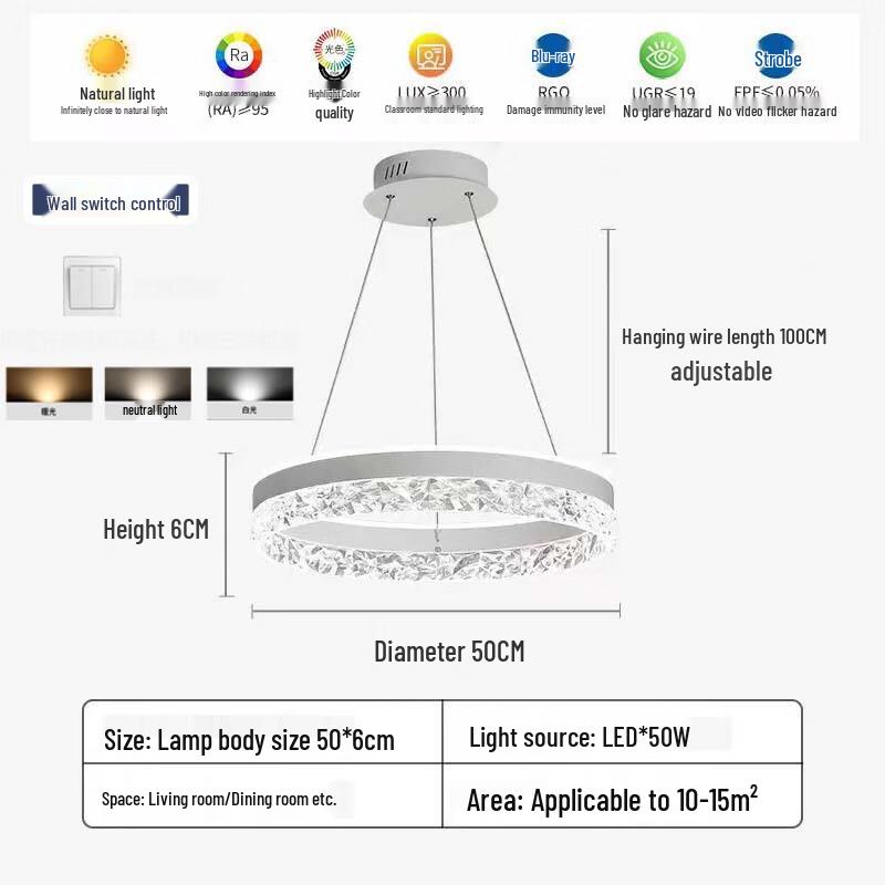 UOSU Moderner Luxus-Kronleuchter