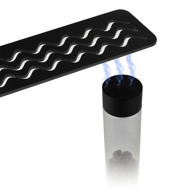 Magnetic Coffee Bean Dispenser Coffee Bean Bottles Glass Test Tube Display Stand Sealing Coffee Bean Containers