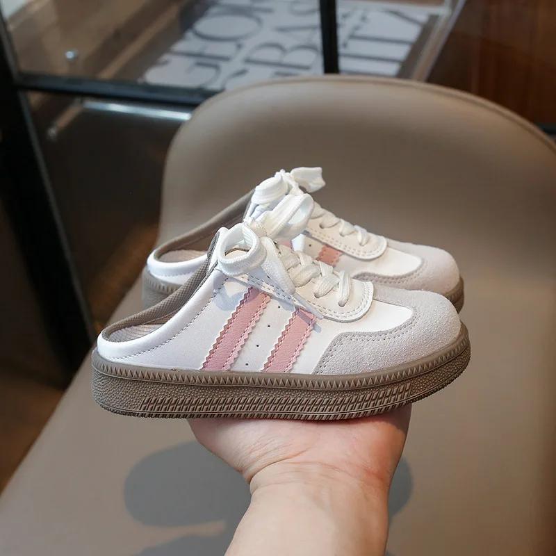 2024 Children Casual Shoes for Girls Autumn New Fashionable Korean Style Soft Bottom Anti-slippery Versatile Chic Trendy Shoes