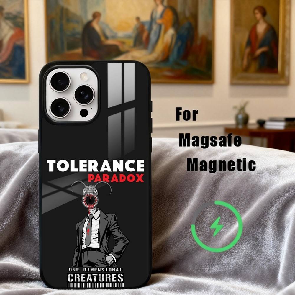 Punk T-The P-Paradox Band Phone Case For iPhone17,16,15,14,13,12,11 Plus,Pro Max Magnetic For Magsafe Wireless Charging