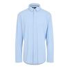 Mens Plain Collared Regular Long-Sleeved Shirt