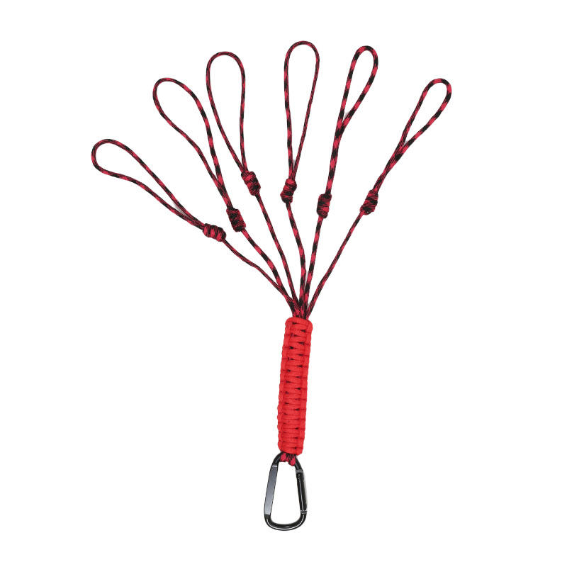 Outdoor Umbrella Rope Phone Lanyard Steel Buckle Survival Paracord Rope Nylon Knife Olecranon Lanyard Keychain Strap Pendant