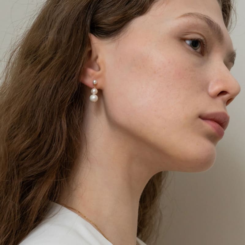 Aube de moi Crescendo Pearl Drop Earring