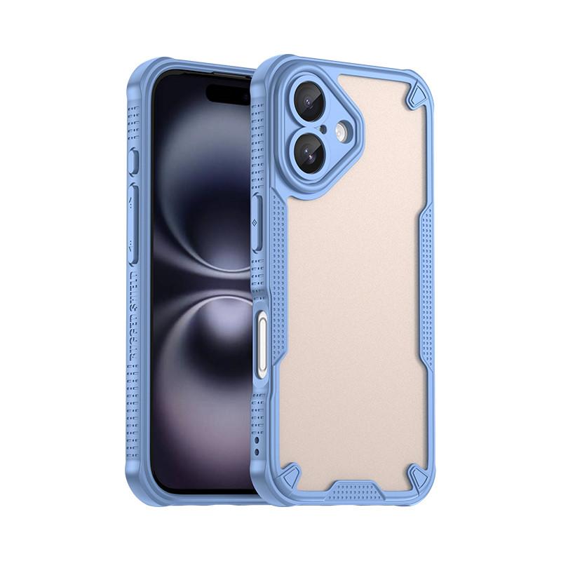 For iPhone 16 Case iPhone 16e 16 Cover TPU Border Durable Matte Bumper Protective Phone Cases For iPhone 16 Pro Max Plus Funda