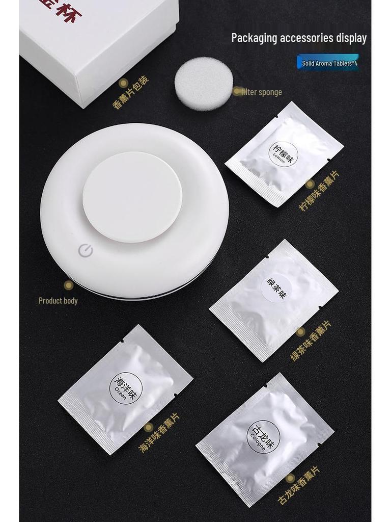Portable Car Air Purifier with Odor Removal & Negative Ion Technology