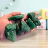Natural Green Strawberry Quartz Gemstone Rough Healing Gemstone Rough, Raw Lot, Quartz Rough Lot, Gemstone Lot.